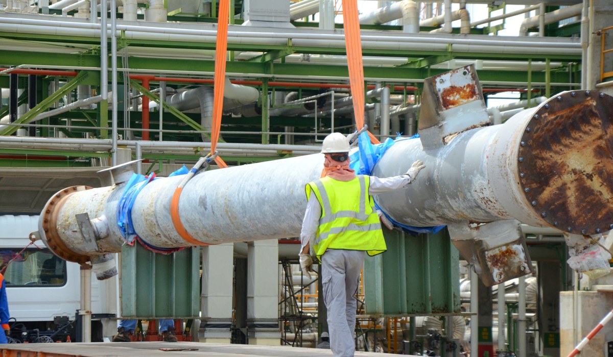 Eslinga textil Strops en operación de izaje industrial